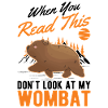 Australischer Wombat Geschenk