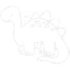 Little cute dinosaur, dinosaur