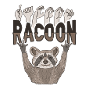 ILY Raccoon ASL tegnsprog