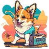 Corgie Cartoon