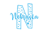 Nebraska letter N USA America