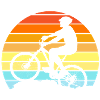 Mountainbiker Retro