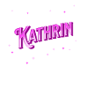 Le nom de Kathrin personnalisé