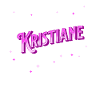 Kristiane name personalized