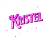 Kristel's name personalized