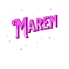 Maren name personalized