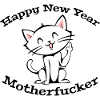 Happy New Year Cat