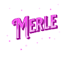 Merle name personalized