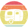 Camping caravane Camping camping rétro