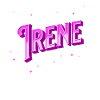 Irene names personalized