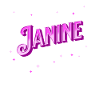Janine name personalized