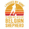 Football and Belgian Shepherd