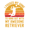 Volleyball et retrievers