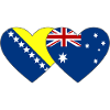 Bosnia Australia Flag Heart