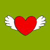 red heart red green