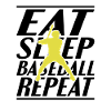 Essen Schlafen Baseball