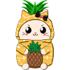 Ananas Katze