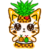 Ananas Katze