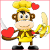 Cuisiniers de singe banane