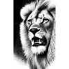 Lion Black and White