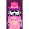 Owl with hat