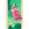 Owl with hat
