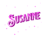 Susanne's name personalized