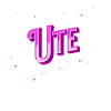 Ute name personalized