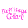 Fille brillante