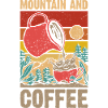 Mountain and coffee