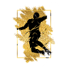 Basketteur Basketteur Dunking Gold Splash