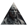 Indian Chief Triangle Frame