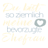Bevorzugte Ehefrau Valentinsgeschenk Mann