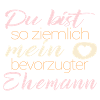 Bevorzugter Ehemann Valentinsgeschenk Frau