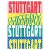 Stuttgart Allemagne City Font Skyline