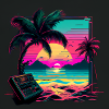 Synth sunset
