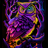 purple hazed owl