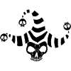 Black Goblin Skull