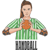 Handbollsspelare Handboll Outfit Handbollsspelare