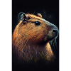 Capybara capybara Capybaras drawing