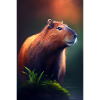 Capybara capybara Capybaras animals