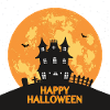 Happy Halloween haunted house