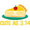 Lustiges Mathe-Geschenk süß als 3.14