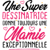 Dessinatrice donne toujours mamie exceptionnelle