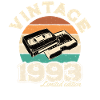 1993 Retro sunset videotape