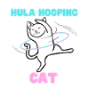 Hula Hooping Katze - Funny Dance Kitty