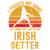Tennis and Irish-Setter