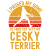 Tennis and Cesky Terriers