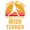 Tennis and Irish Terriers