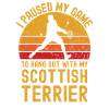 Tennis et terriers écossais